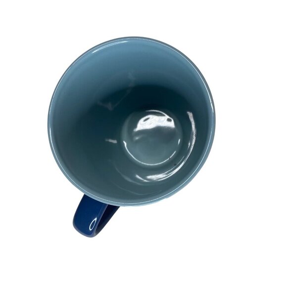 Christkindlmarket 2022 Ceramic Mug Chicago Skyline Snow Scene 12 Oz Blue & Multi - Picture 5 of 7